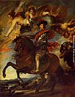 Diego Rodriguez De Silva Velazquez Famous Paintings - Allegorical Portrait of Philip IV